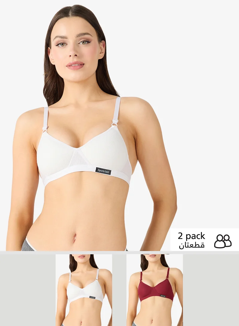 جينجر 2PC Seamless Non Wired Padded Bra